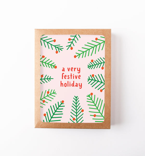 Festive Holiday card