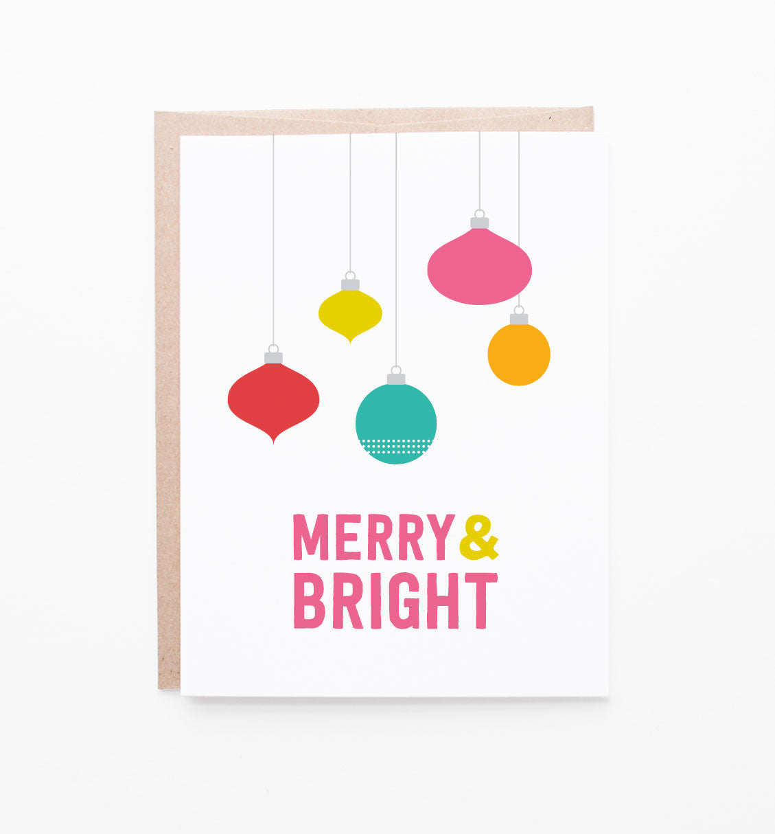 Merry Ornaments holiday cards