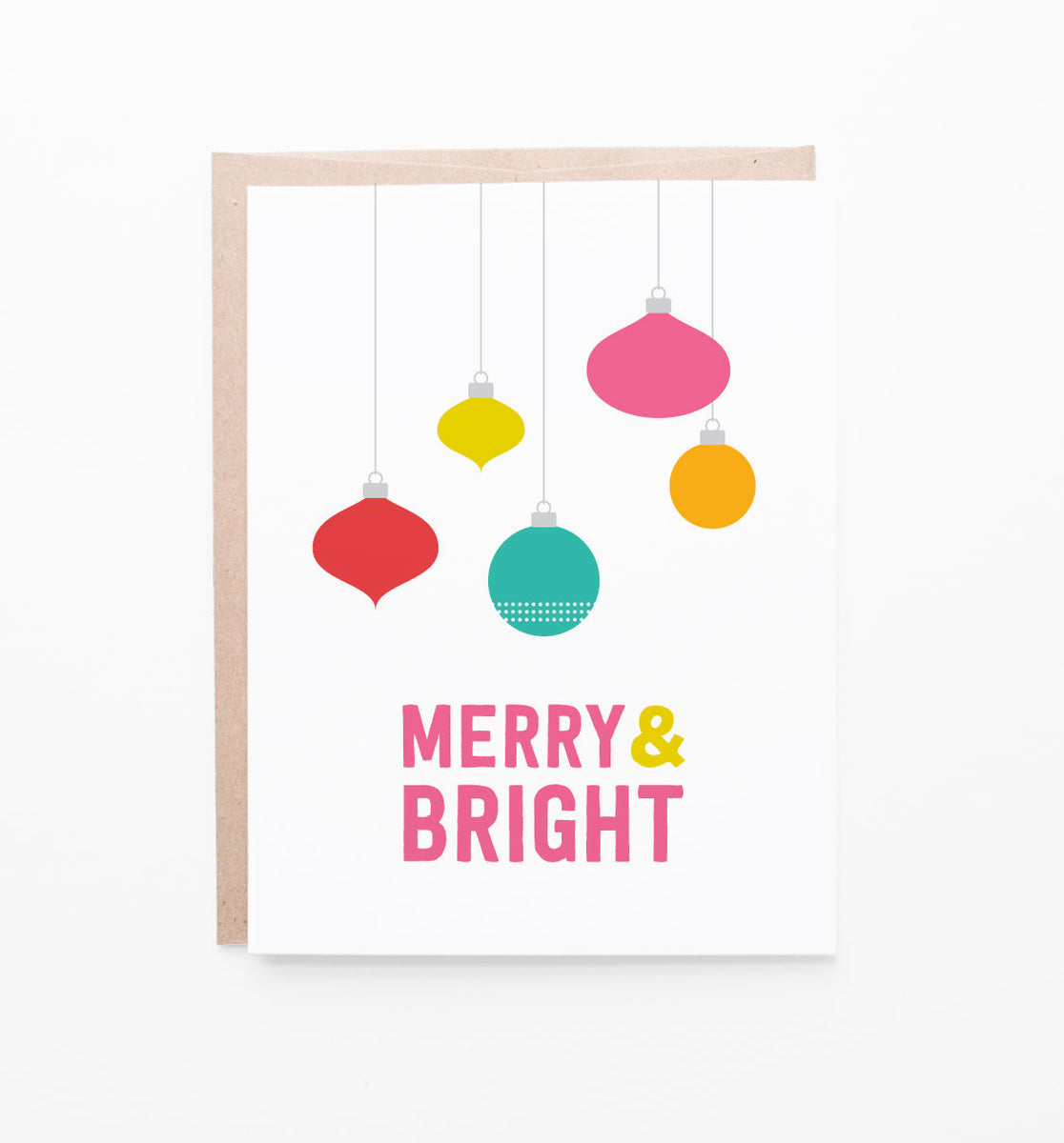 Merry Ornaments holiday cards – Graphic Anthology