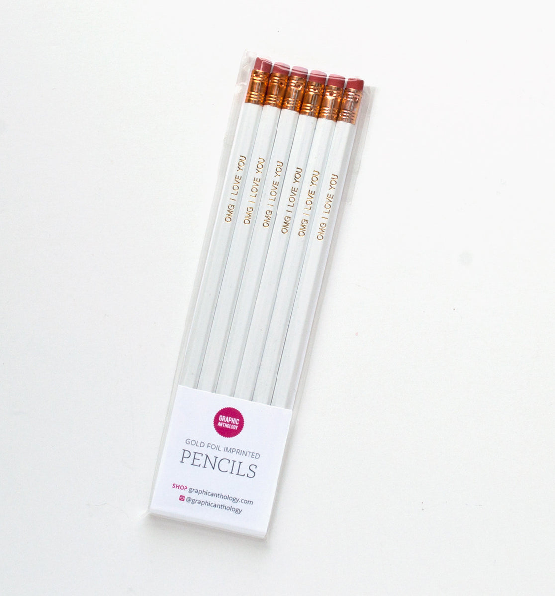 OMG I Love You pencils – Graphic Anthology