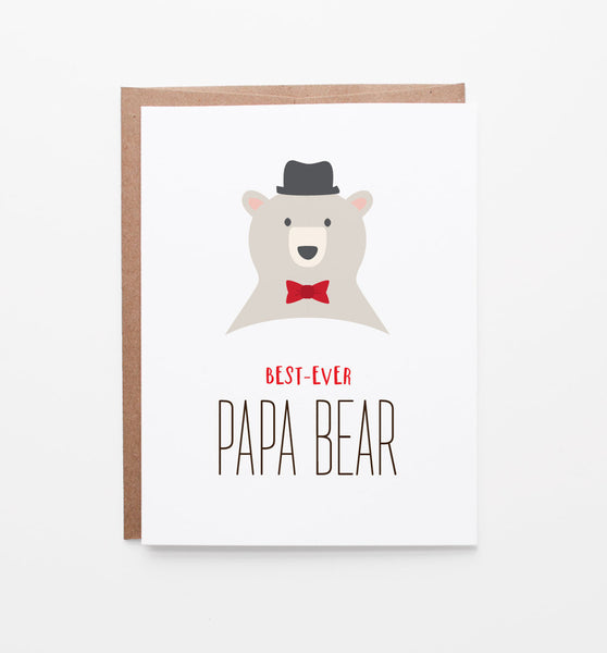 Papa Bear greeting card