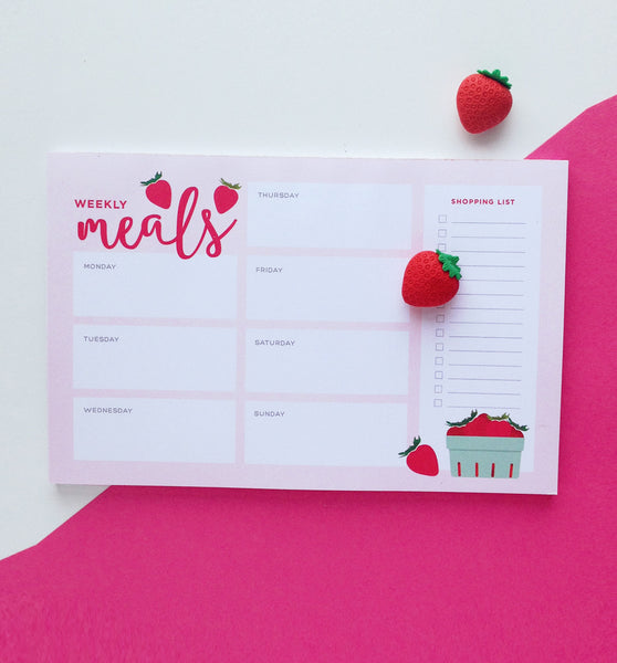 Strawberry Meal Planner