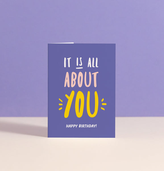 All About You Birthday enclosure card