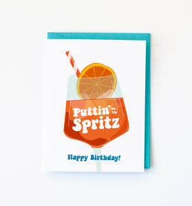 Birthday Spritz greeting card