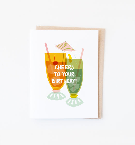 Birthday Cheers greeting card
