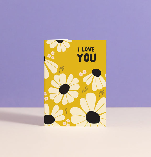 Floral Bloom Love enclosure card