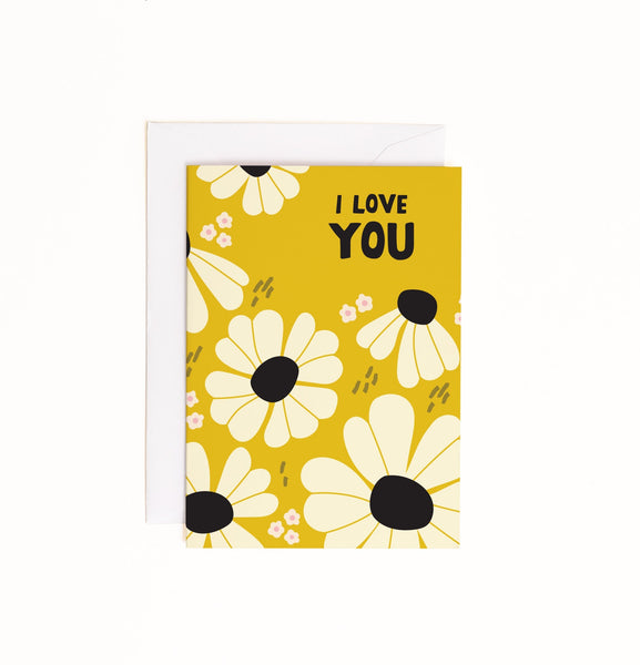 Floral Bloom Love enclosure card
