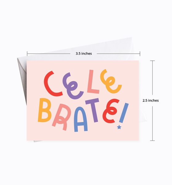 Celebrate! enclosure card