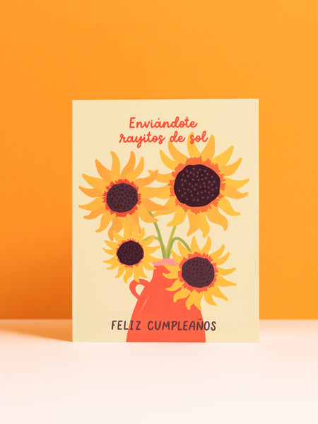 Enviándote Sol Spanish birthday card
