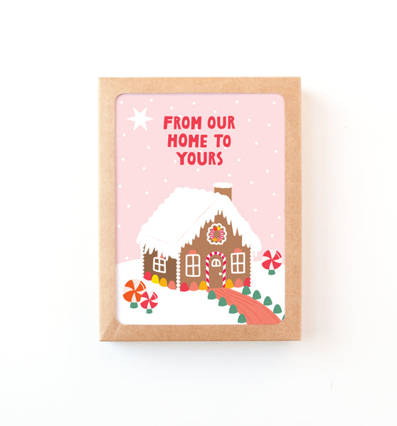 Gingerbread House holiday card
