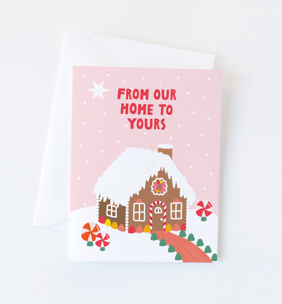 Gingerbread House holiday card