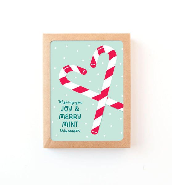 Merry Mint Holiday Card