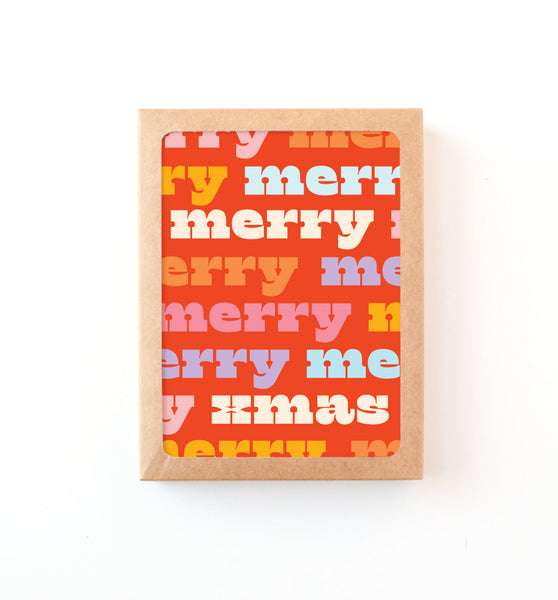 Christmas Slab Serif Card