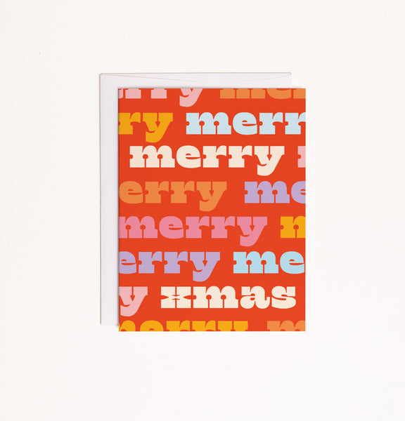 Christmas Slab Serif Card