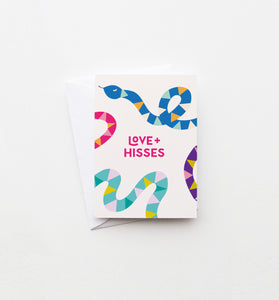 Love + Hisses mini card