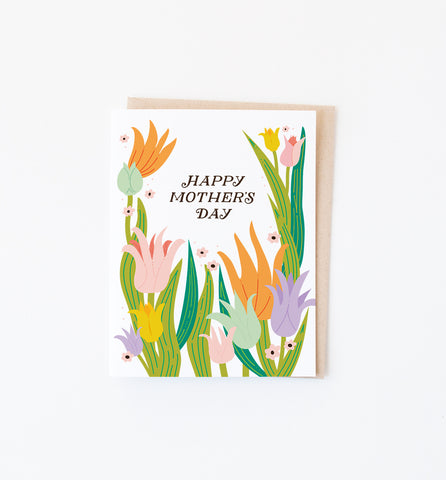 Mother's Day Tulips card