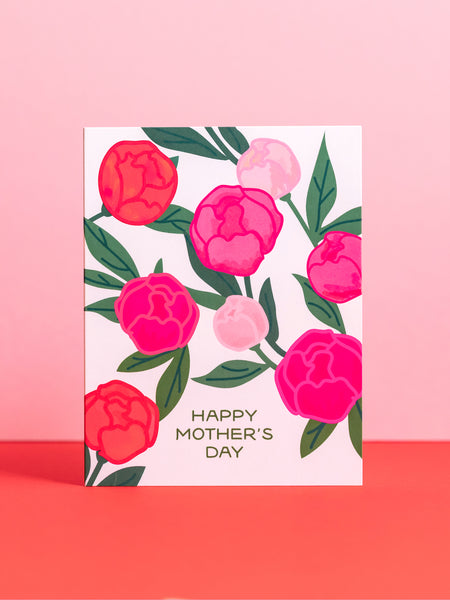 Mother's Day Peonies card