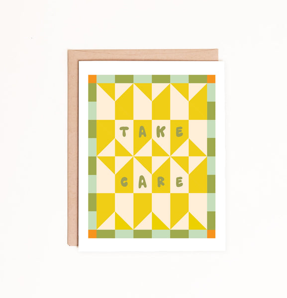 Take Care Quilt Card