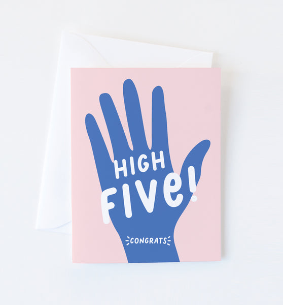 High Five! congratulations card