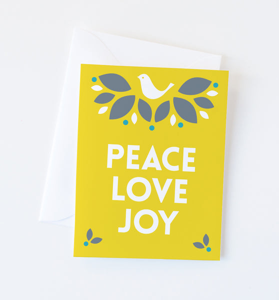 Holiday Dove card