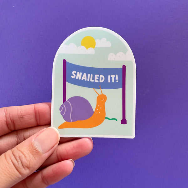 Snailed It! sticker