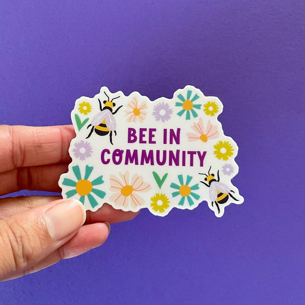 Bee In Community sticker