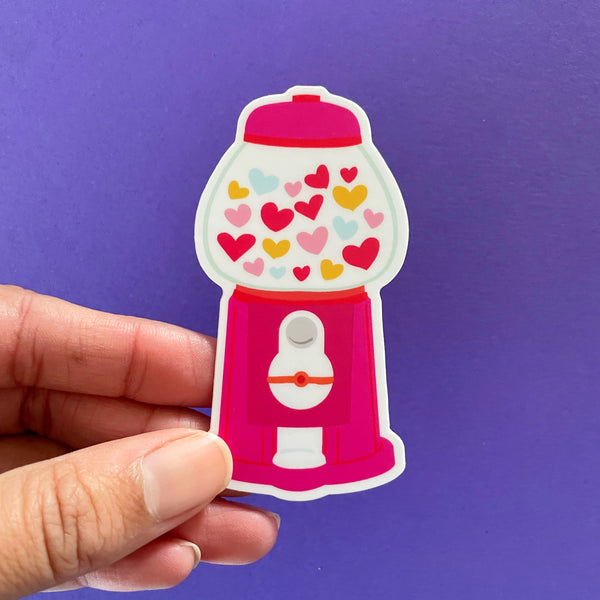 Heart Candy Machine sticker