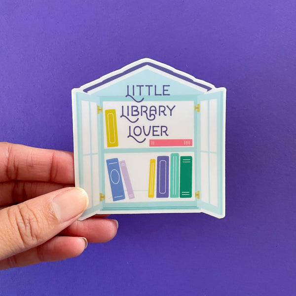 Little Library Lover sticker