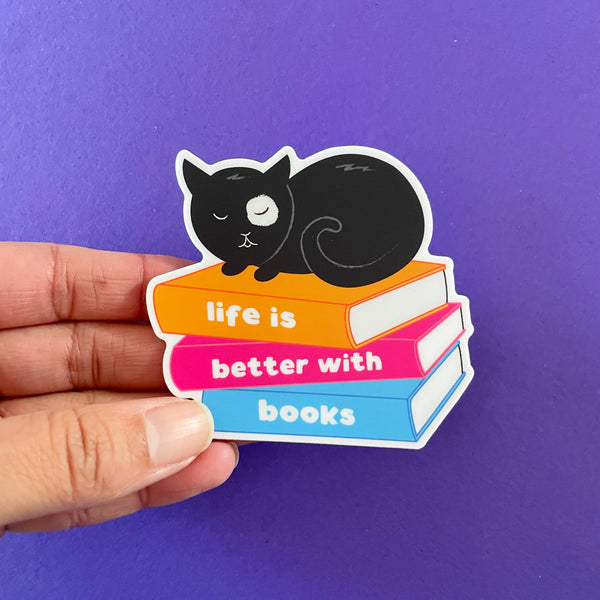 Better with Books sticker