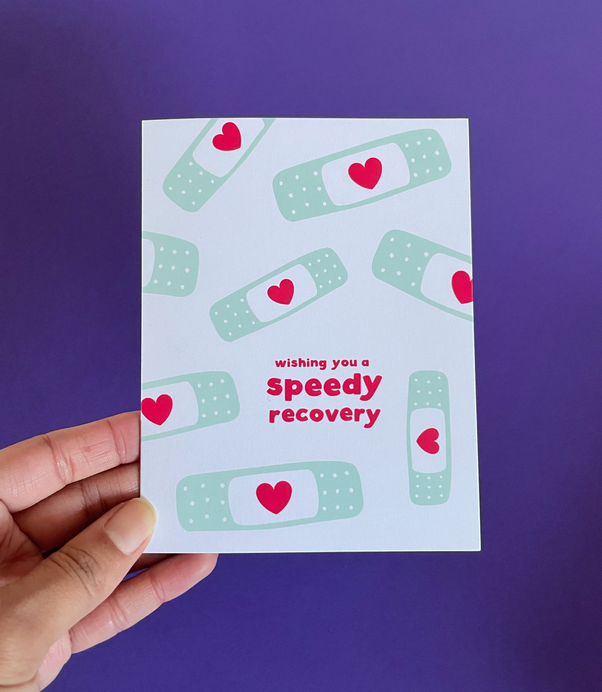 Speedy Recovery get well card – Graphic Anthology