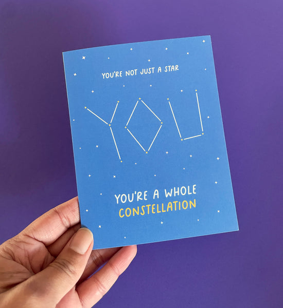 Constellation love & friendship card