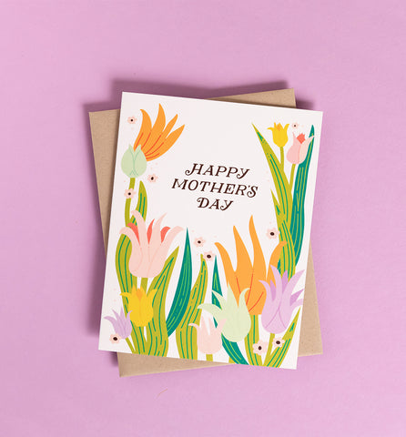Mother's Day Tulips card