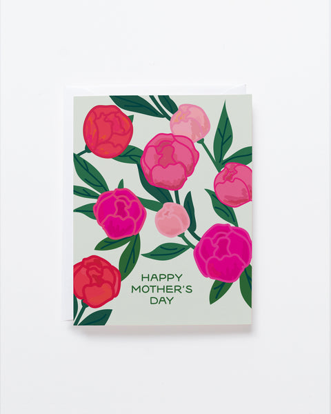 Mother's Day Peonies card