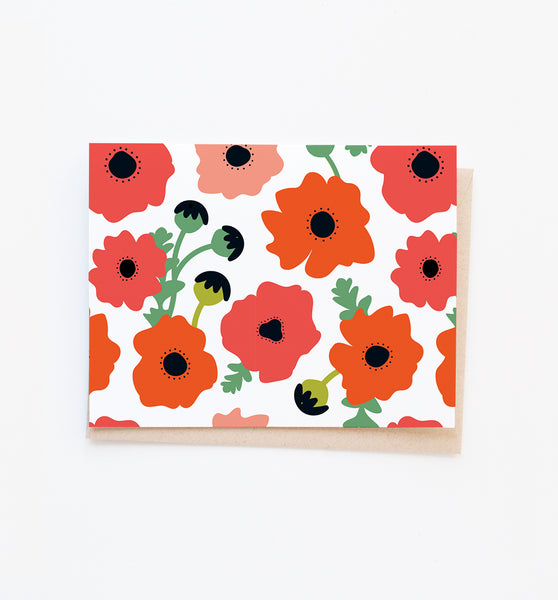 Poppy Fields Notecard Set