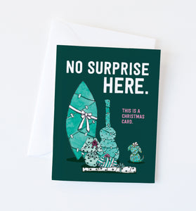 SSP x GA No Christmas Surprise card