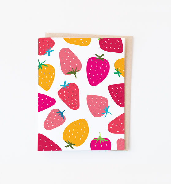 Strawberry Patch Notecard Set