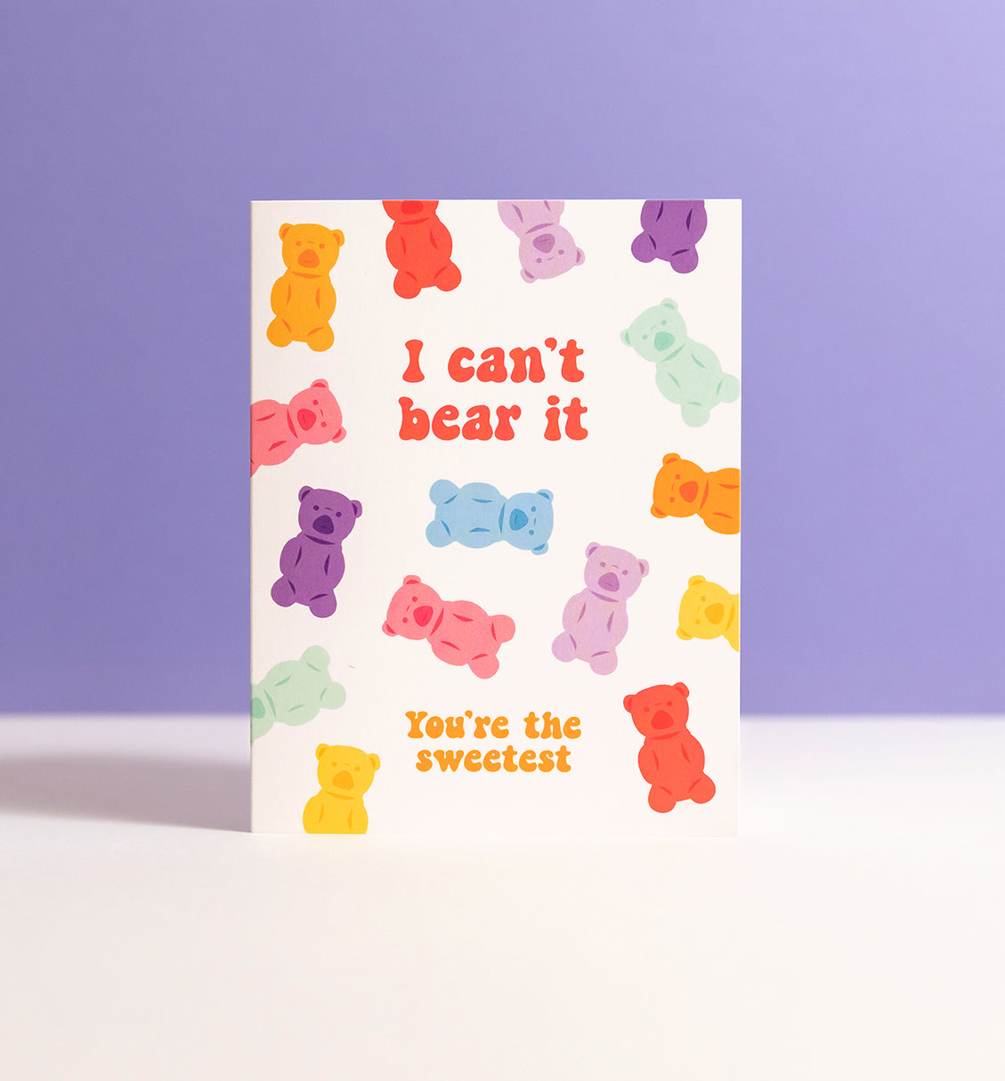 Gummy Bear love & friendship card