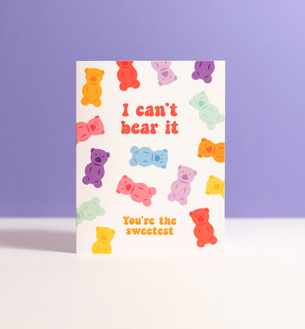 Gummy Bear love & friendship card