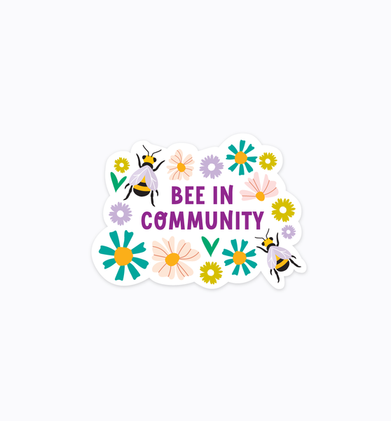 Bee In Community sticker