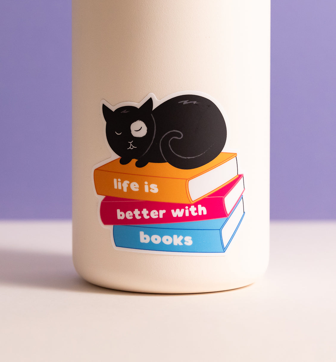 Better with Books sticker