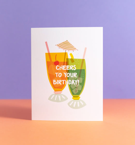 Birthday Cheers greeting card