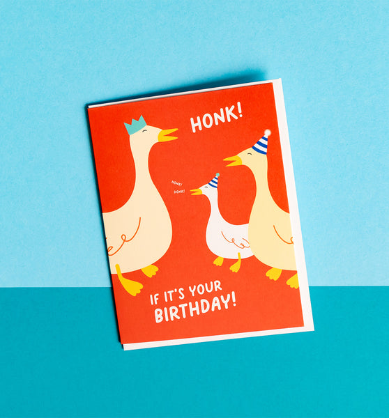 Birthday Honk greeting card