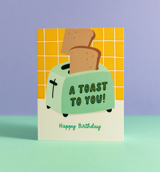 Birthday Toast card