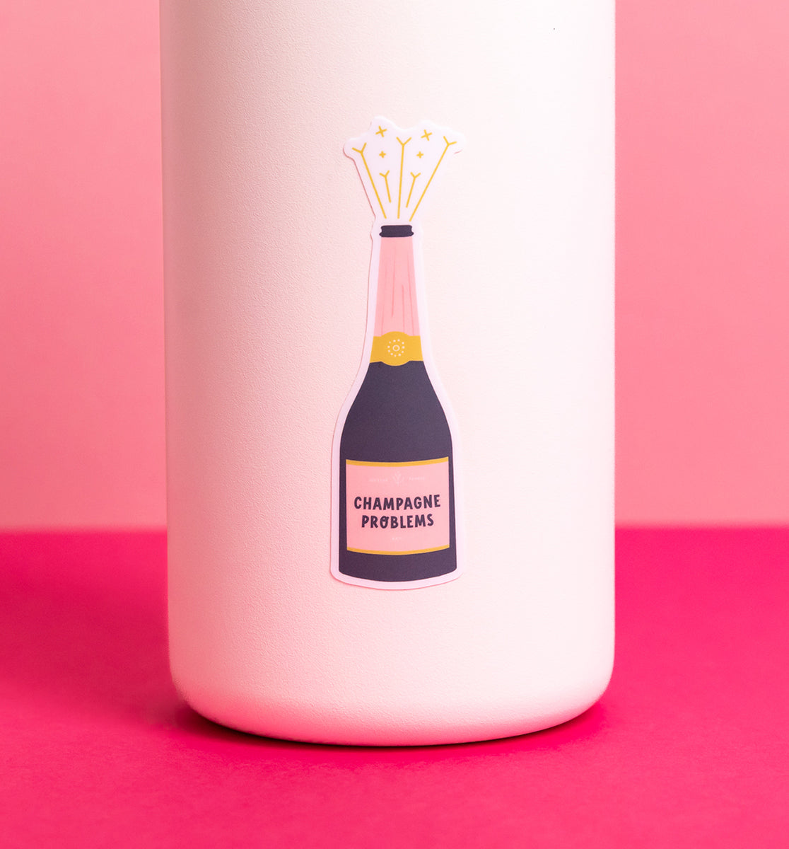Champagne Problems sticker – Graphic Anthology