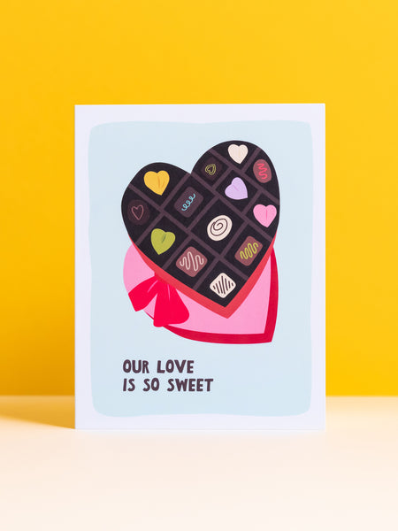 Chocolate Box love greeting card