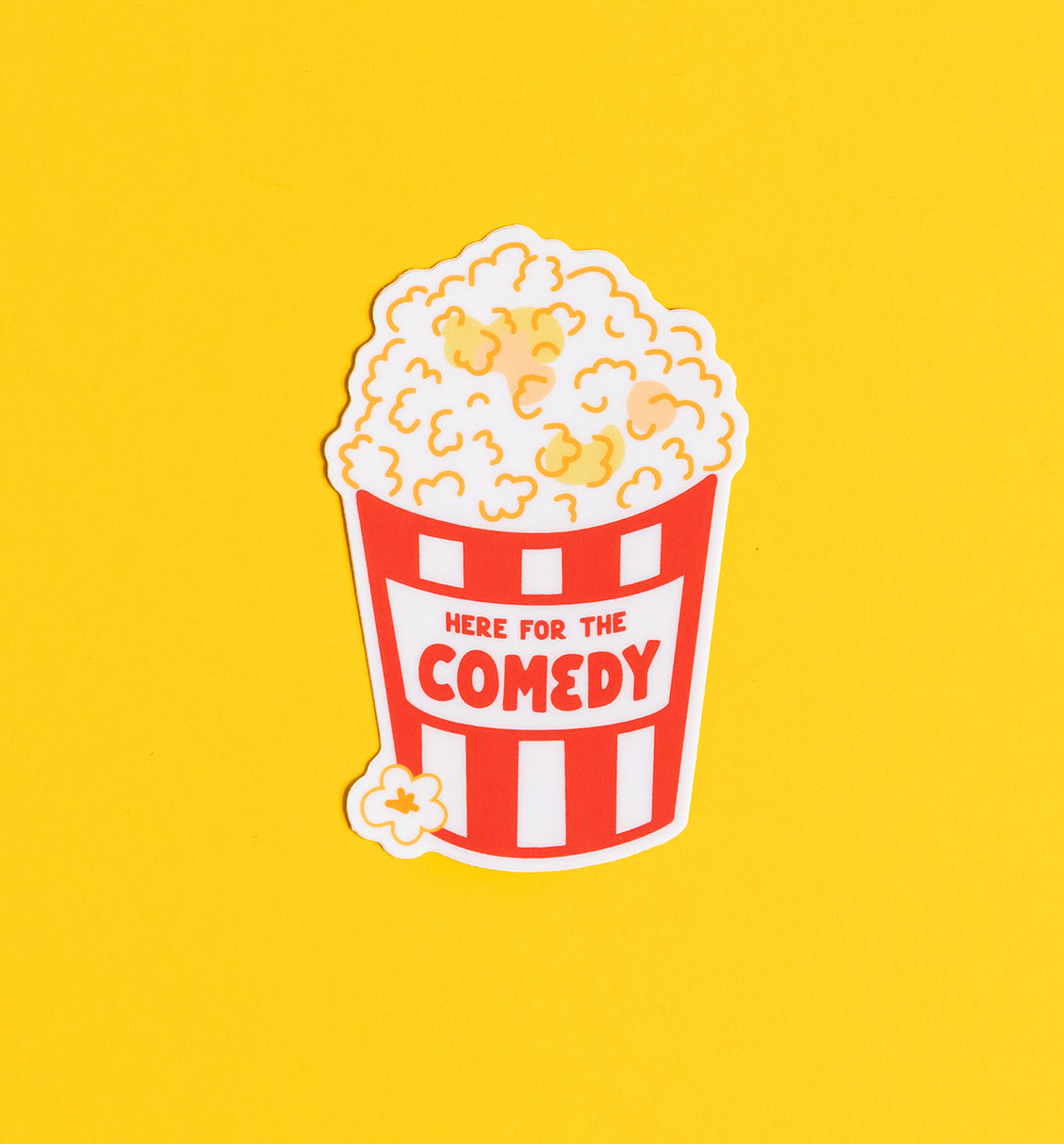 Comedy Popcorn sticker