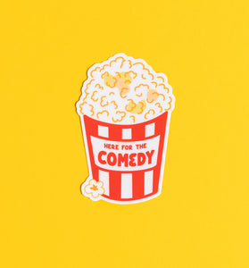 Comedy Popcorn sticker