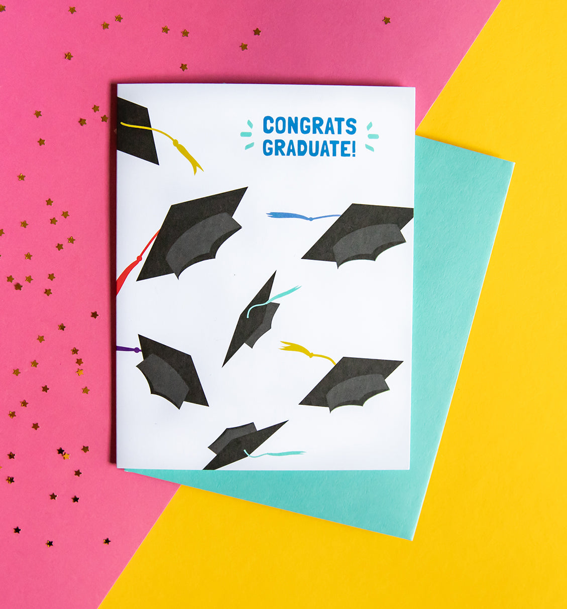 Grad Hats graduation card – Graphic Anthology
