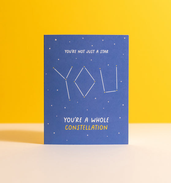 Constellation love & friendship card