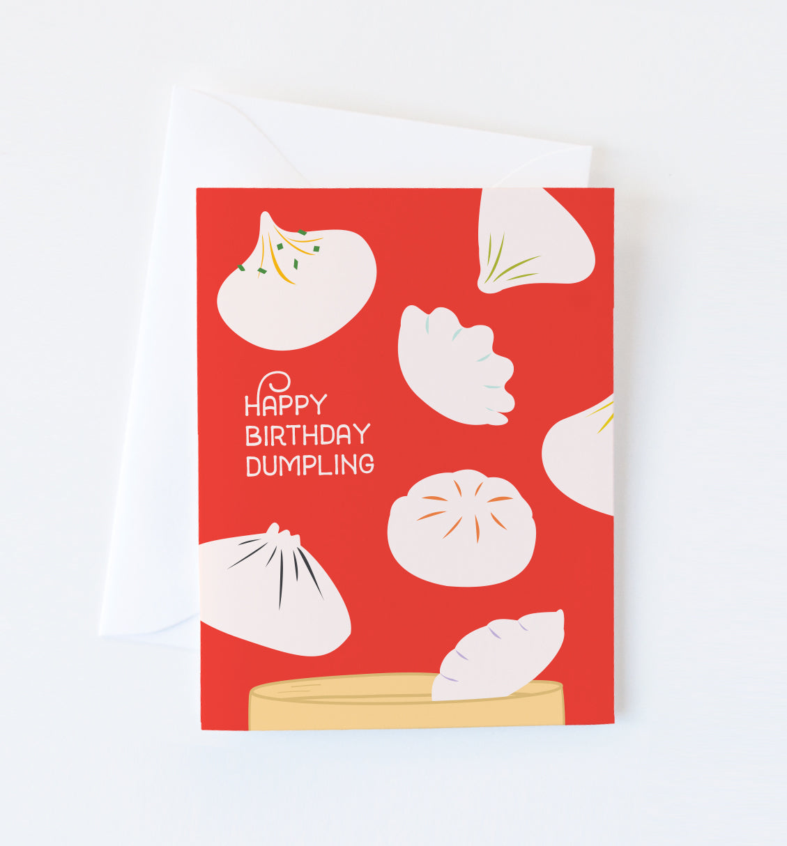 Dumpling Birthday greeting card